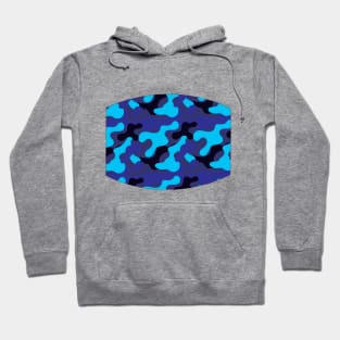 Cool Blue Camo Hoodie